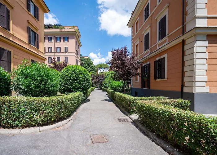 Elegante Con Giardino, Vicino Al Centro Di E Stadio Olimpico